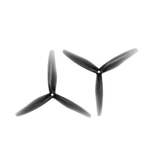 GEMFAN 7050 HURRICANE PC 3 BLADE Propeller ; CLEAR GRAY (2 PAIRS)